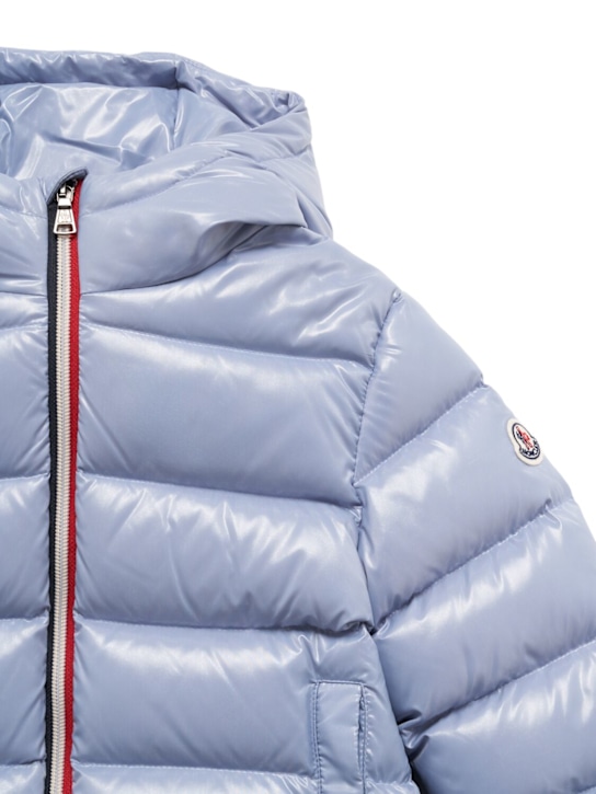 Moncler: New Aubert nylon down jacket - kids-boys_1 | Luisa Via Roma