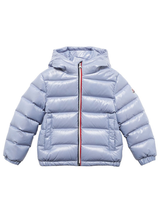 Moncler: New Aubert nylon down jacket - kids-boys_0 | Luisa Via Roma