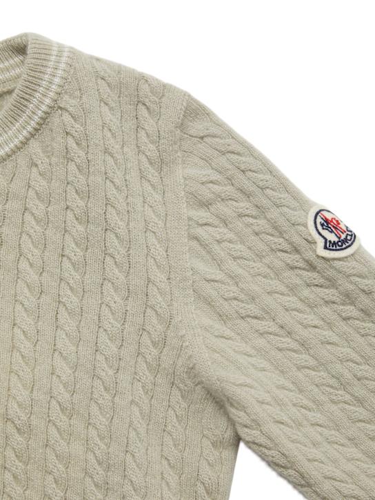 Moncler: Maglia in lana vergine - kids-girls_1 | Luisa Via Roma