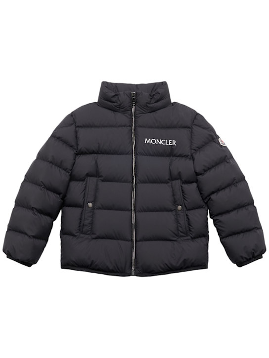 Moncler: Bajan tech down jacket - kids-boys_0 | Luisa Via Roma