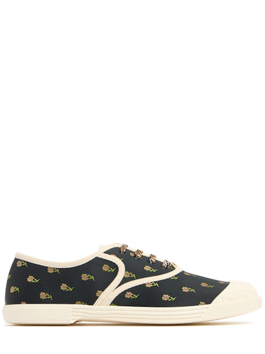 Valentino Garavani: Bay By Bay cotton sneakers - women_0 | Luisa Via Roma