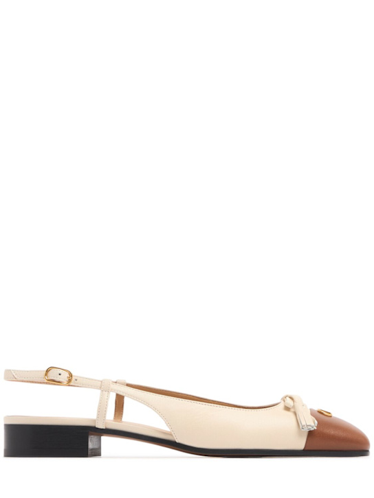 Valentino Garavani: 25mm Heel ballerina flats - women_0 | Luisa Via Roma