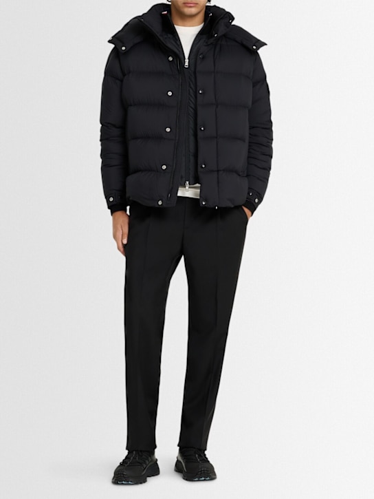 Moncler: Moncler Maya 70 nylon down jacket - Black - men_1 | Luisa Via Roma