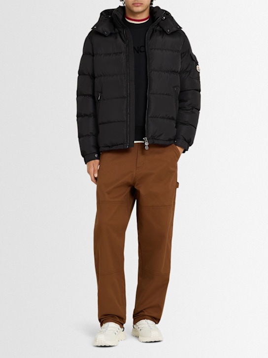 Moncler: Maya nylon down jacket - Black - men_1 | Luisa Via Roma