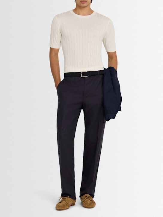 Zegna: Oasi linen pants - men_1 | Luisa Via Roma