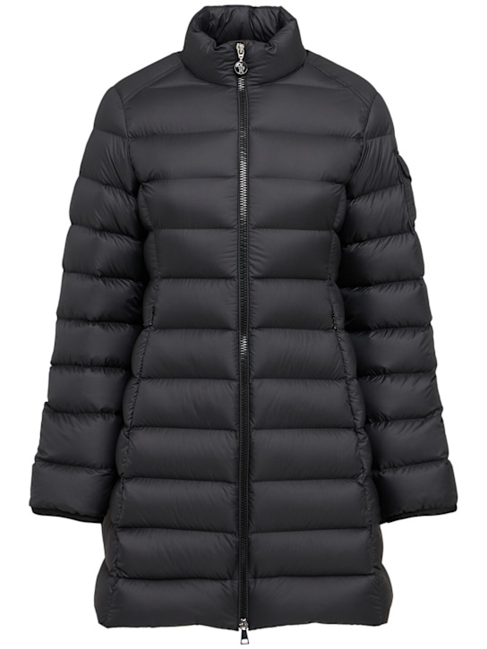 Moncler: Igesse tech down jacket - ブラック - women_0 | Luisa Via Roma