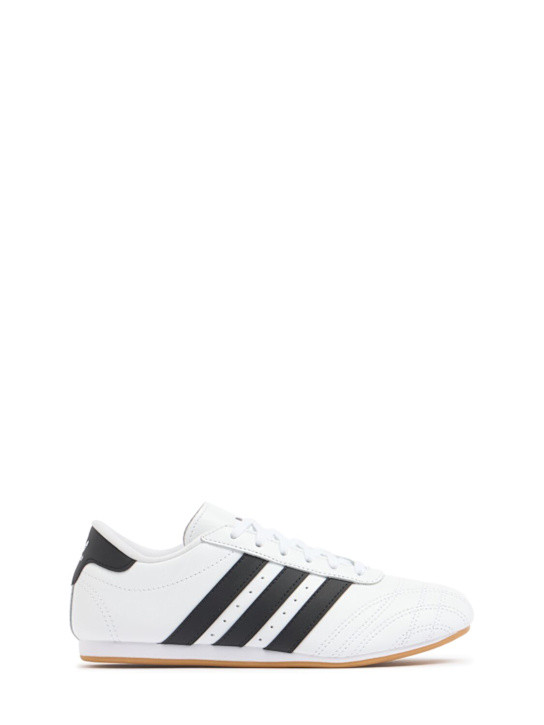 adidas Originals: Sneakers à lacets Taekwondo - Blanc/Noir - kids-girls_0 | Luisa Via Roma
