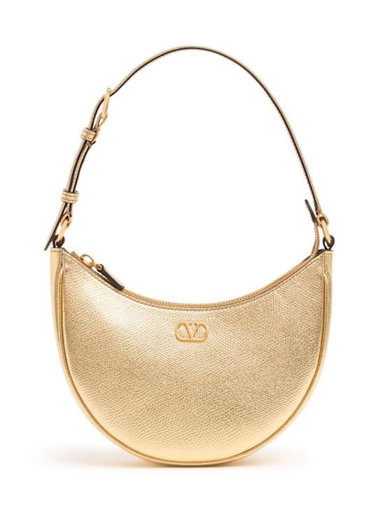 Valentino Garavani: Mini Vlogo signature hobo bag - women_0 | Luisa Via Roma