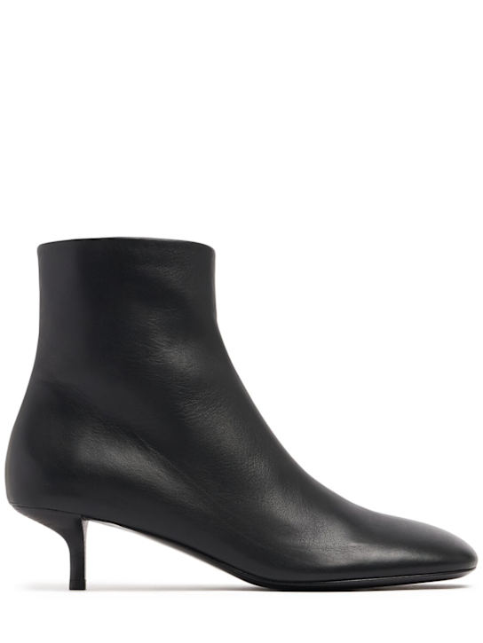 Marsell: Cotama leather boots - ブラック - women_0 | Luisa Via Roma