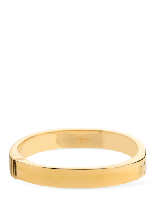 Toteme: Signature bangle bracelet - Gold - women_0 | Luisa Via Roma