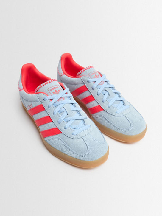 adidas Originals: Gazelle Indoor sneakers - Blue/Lucid Red - men_1 | Luisa Via Roma