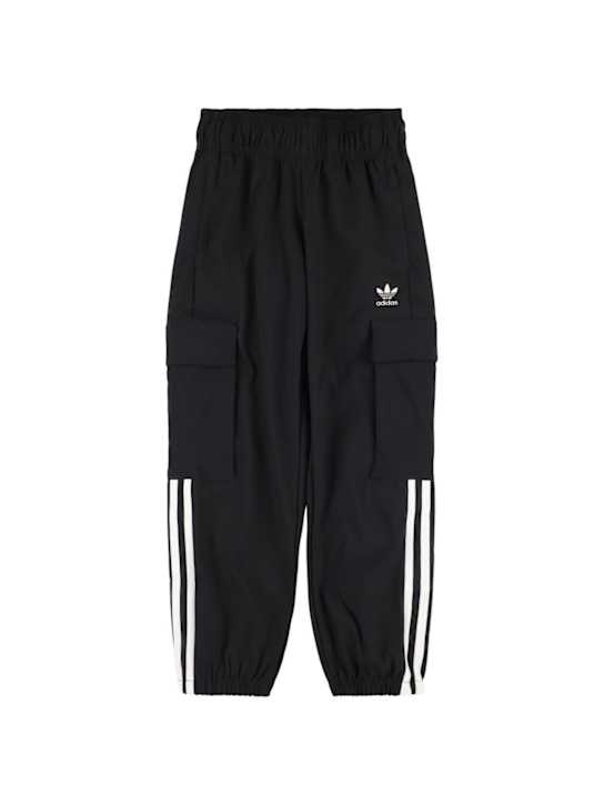 adidas Originals: Pantalones cargo - Negro - kids-girls_0 | Luisa Via Roma