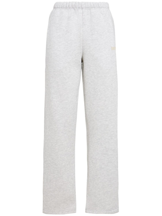 SOTF: コットン混紡スウェットパンツ - ヘザーグレー - women_0 | Luisa Via Roma