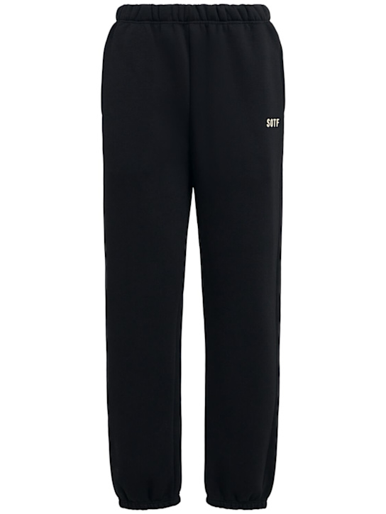 SOTF: Standard cuffed joggers - Black - women_0 | Luisa Via Roma