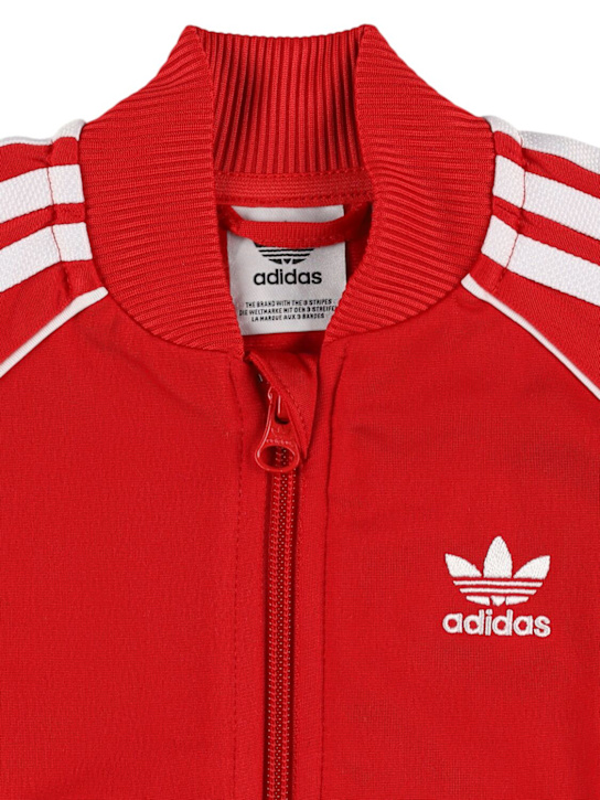 adidas Originals: Sudadera con cremallera - Rojo - kids-girls_1 | Luisa Via Roma