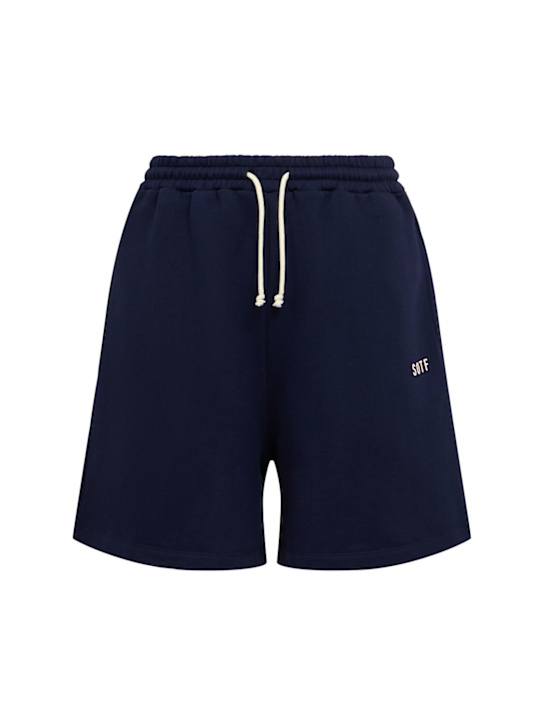 SOTF: Shorts de algodón - Azul - men_0 | Luisa Via Roma