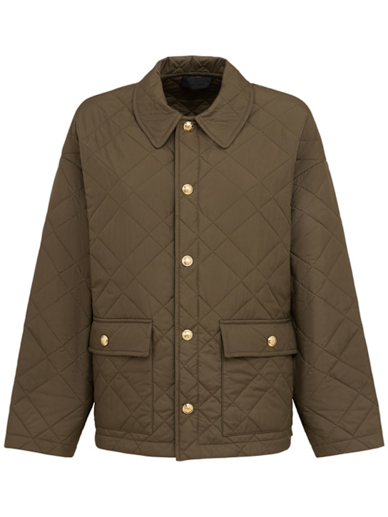 Nili Lotan: Helah quilted parka - Army Green - women_0 | Luisa Via Roma