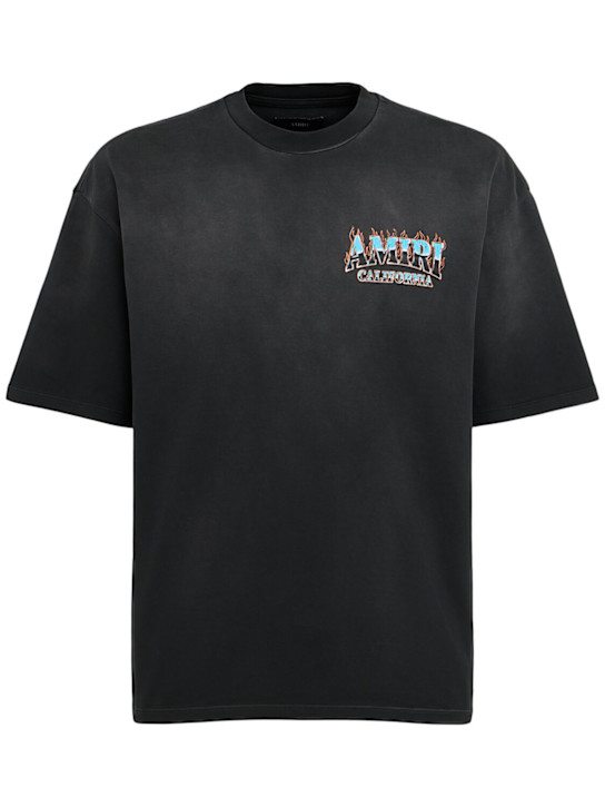 Amiri: Amiri Sunny Place oversize t-shirt - men_0 | Luisa Via Roma
