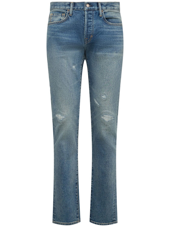 Tom Ford: Selvedge denim rip-and-repair jeans - men_0 | Luisa Via Roma