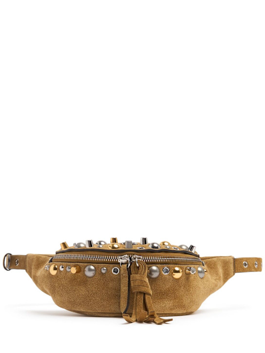 Valentino Garavani: Suede belt bag - men_0 | Luisa Via Roma