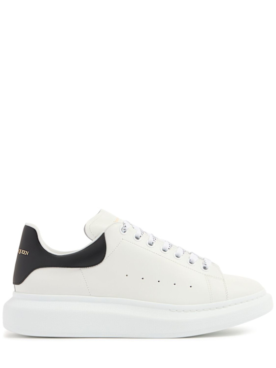 McQueen: Oversized leather sneakers - men_0 | Luisa Via Roma
