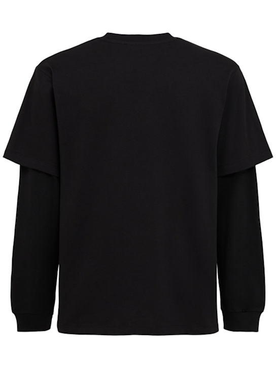 SOTF: Double sleeve t-shirt - Black - men_1 | Luisa Via Roma