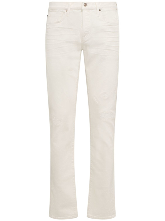 Tom Ford: Selvedge denim rip-and-repair jeans - men_0 | Luisa Via Roma