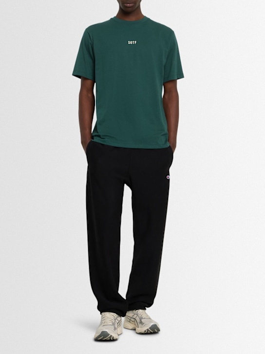 SOTF: Classic logo t-shirt - Green - men_1 | Luisa Via Roma