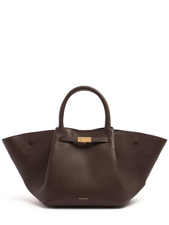 DeMellier: The Midi New York grain leather bag - women_0 | Luisa Via Roma