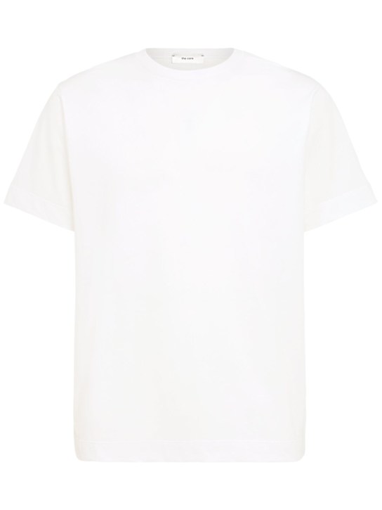 The Core: Classic cotton jersey t-shirt - White - men_0 | Luisa Via Roma