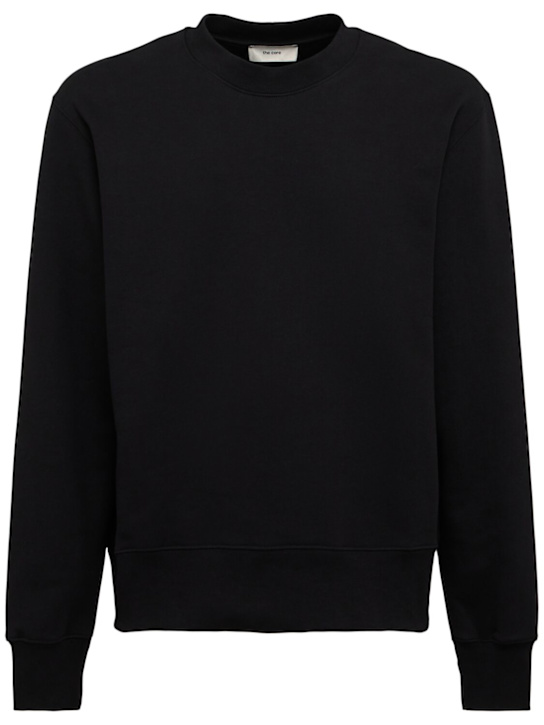The Core: Crewneck cotton sweatshirt - Black - men_0 | Luisa Via Roma