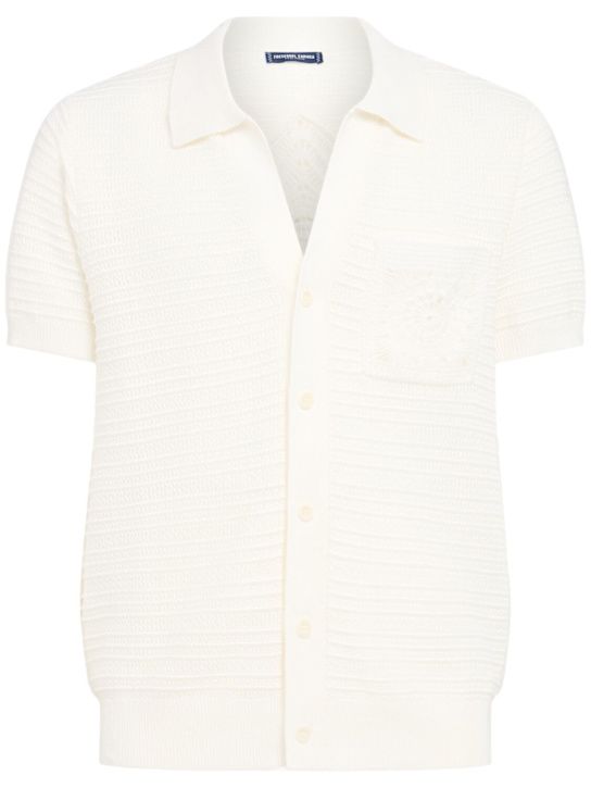 Frescobol Carioca: Gehäkeltes Poloshirt „César“ - men_0 | Luisa Via Roma