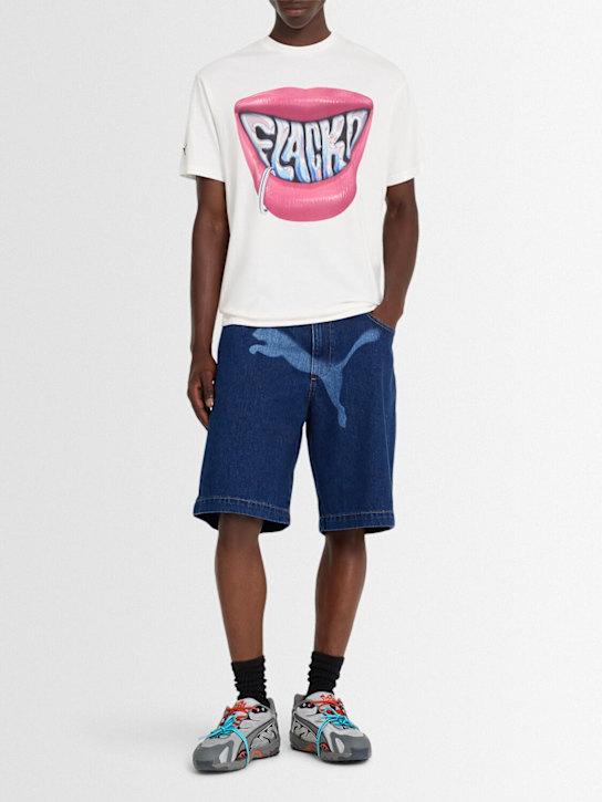 PUMA: A$ap Rocky denim shorts - men_1 | Luisa Via Roma