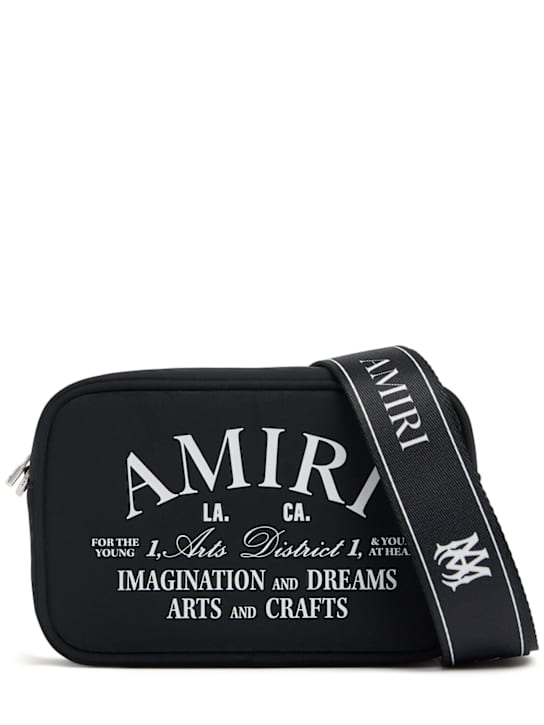 Amiri: Arts district camera case - Black - men_0 | Luisa Via Roma