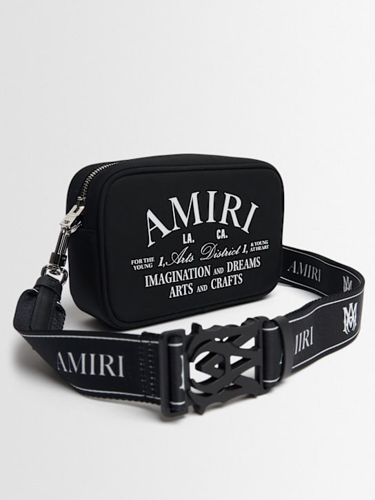 Amiri: Arts district camera case - Black - men_1 | Luisa Via Roma