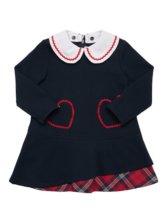 Monnalisa: Punto Milano dress - kids-girls_0 | Luisa Via Roma