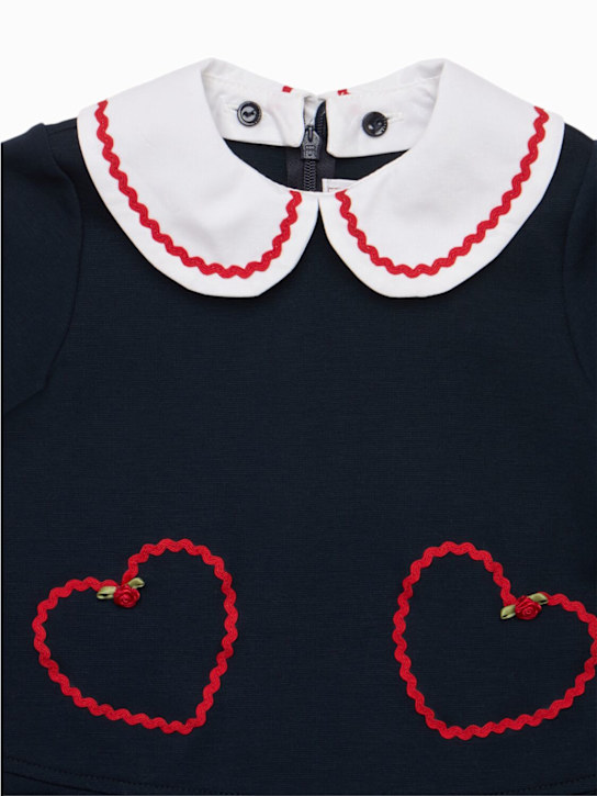 Monnalisa: Punto Milano dress - kids-girls_1 | Luisa Via Roma
