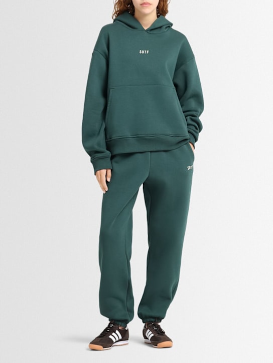 SOTF: コットンブレンドフーディー - フォレストグリーン - women_1 | Luisa Via Roma