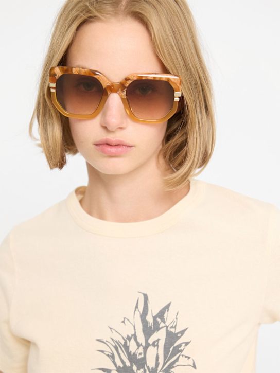 Chloé: West butterfly bio-acetate sunglasses - women_1 | Luisa Via Roma