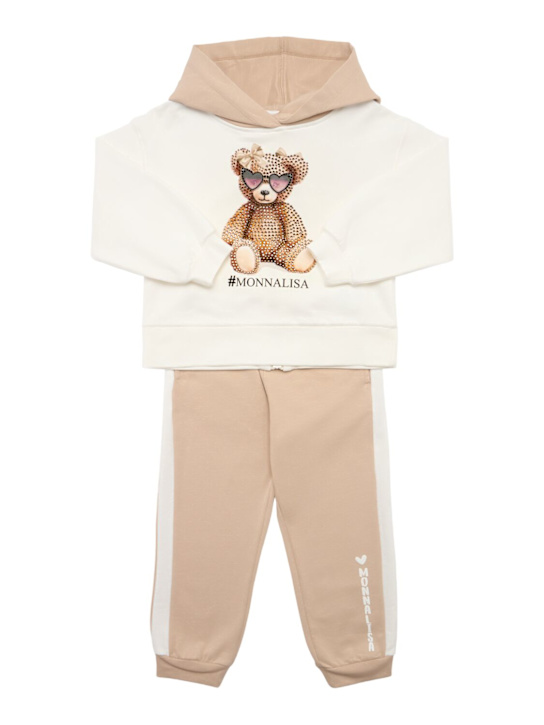 Monnalisa: Felpa e pantaloni stampa Bear - kids-girls_0 | Luisa Via Roma