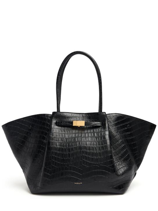DeMellier: New York embossed leather tote bag - women_0 | Luisa Via Roma