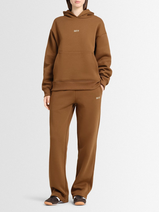 SOTF: 混棉连帽卫衣 - 棕色 - women_1 | Luisa Via Roma