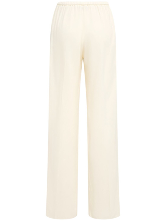 Forte_forte: Matte anvers satin pants - women_0 | Luisa Via Roma