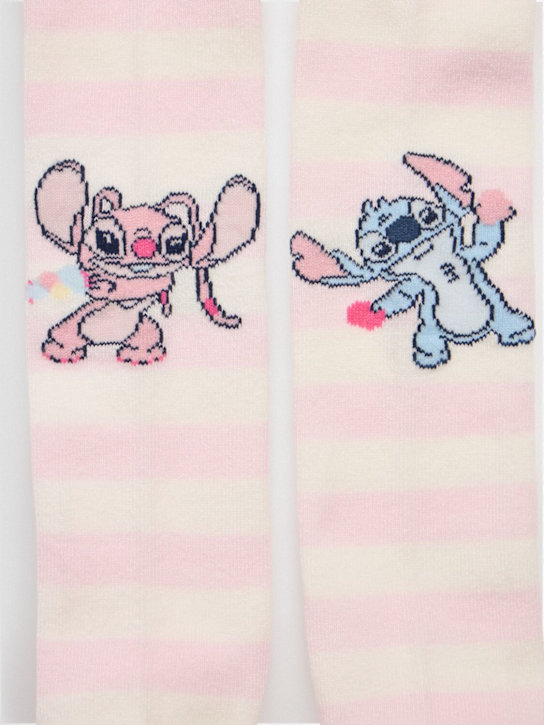 Monnalisa: Mallas de algodón estampadas - Multicolor - kids-girls_1 | Luisa Via Roma