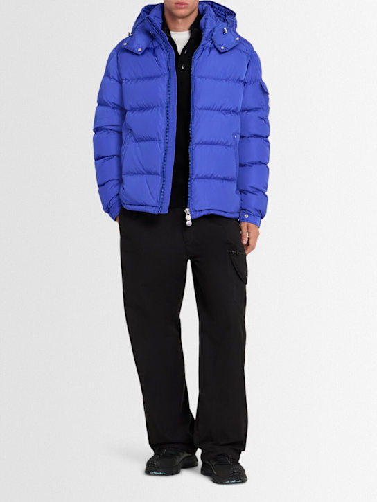 Moncler: Maya nylon down jacket - Sodalite Blue - men_1 | Luisa Via Roma