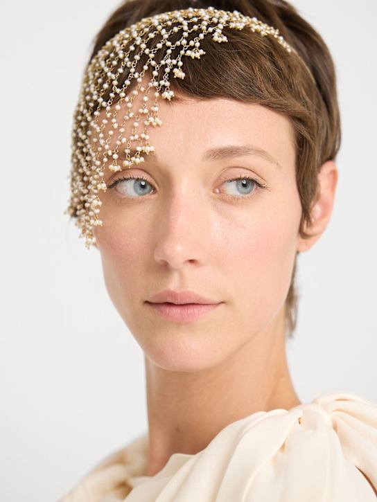 Rosantica: Carmen pearl headband - women_1 | Luisa Via Roma
