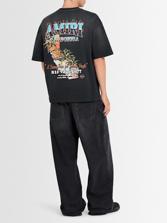 Amiri: Amiri Sunny Place oversize t-shirt - men_1 | Luisa Via Roma
