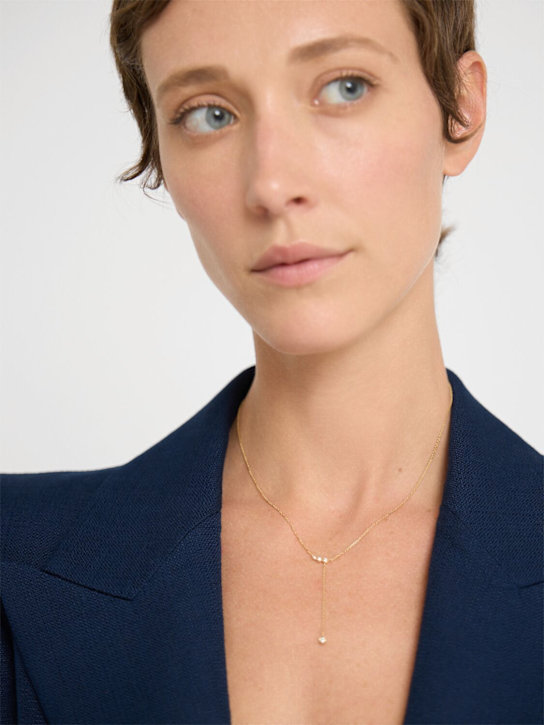 Maria Black: Grace 14kt gold & diamond necklace - Gold/Crystal - women_1 | Luisa Via Roma