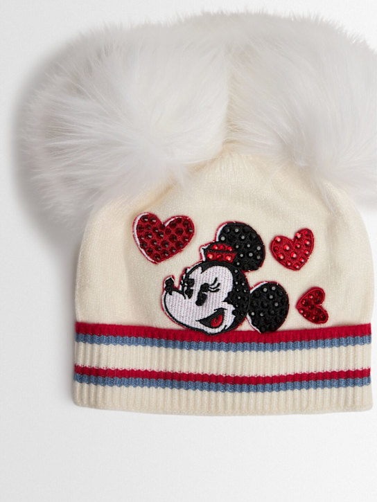 Monnalisa: Cappello in misto poly / pompom - kids-girls_1 | Luisa Via Roma