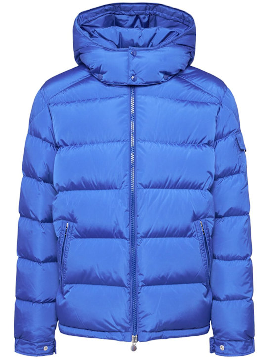 Moncler: Maya nylon down jacket - Sodalite Blue - men_0 | Luisa Via Roma